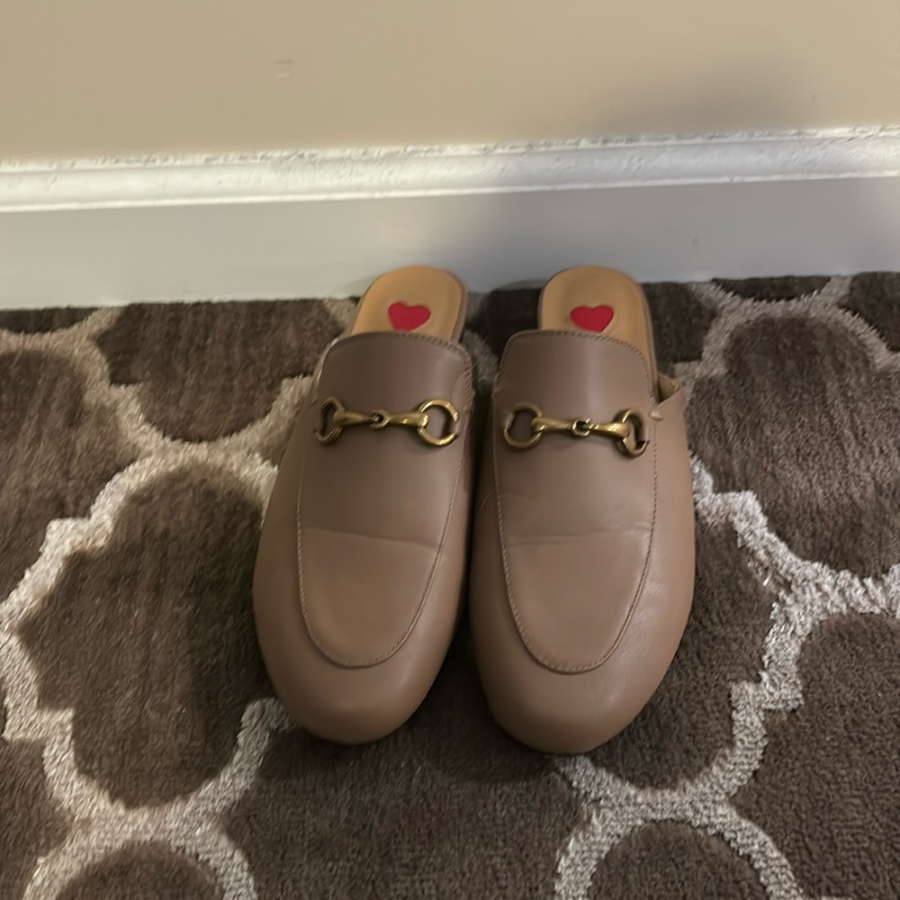 Inspired Tan Mules size 8